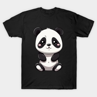 Cute Baby Panda - Anime Shirt T-Shirt